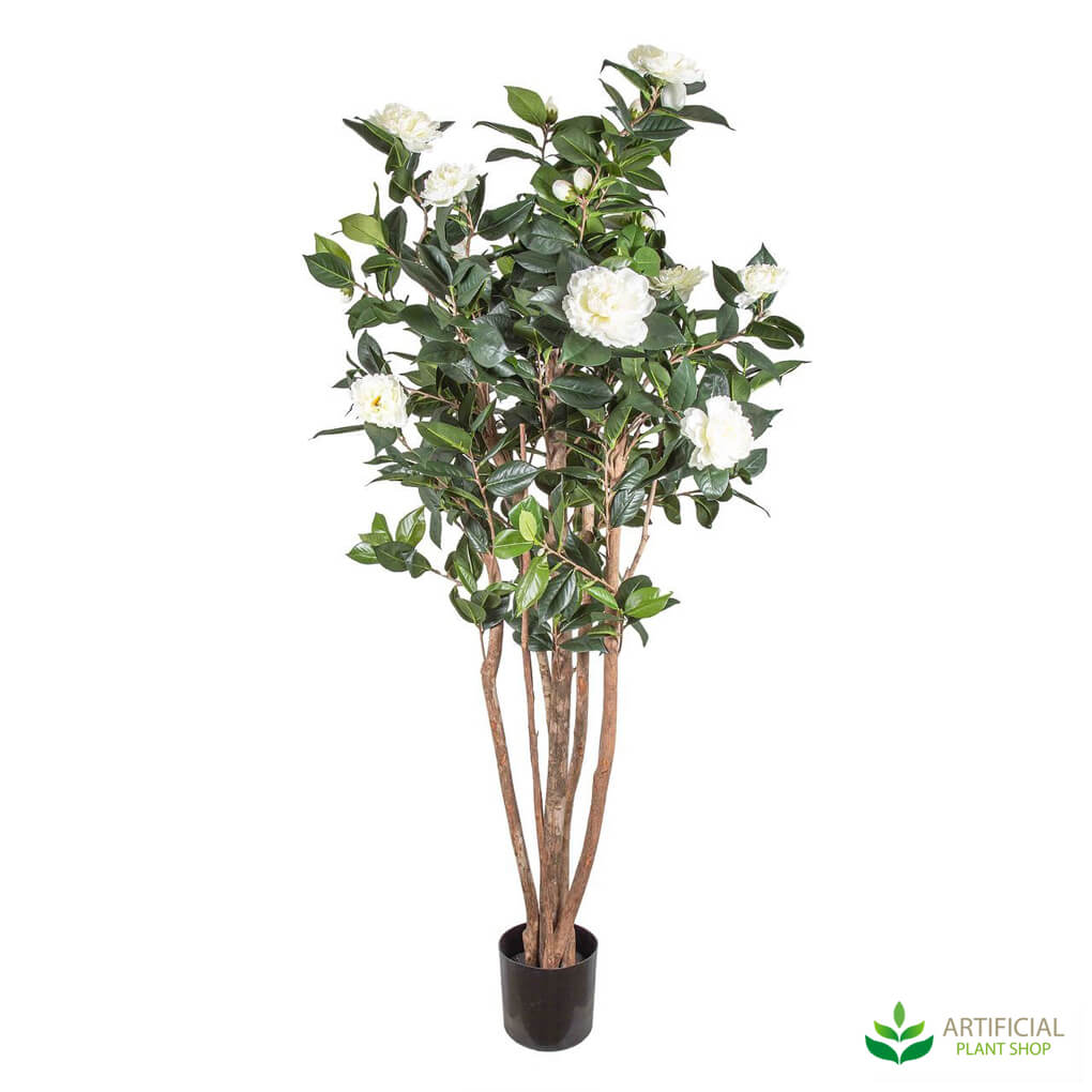 Artificial tree with flowers