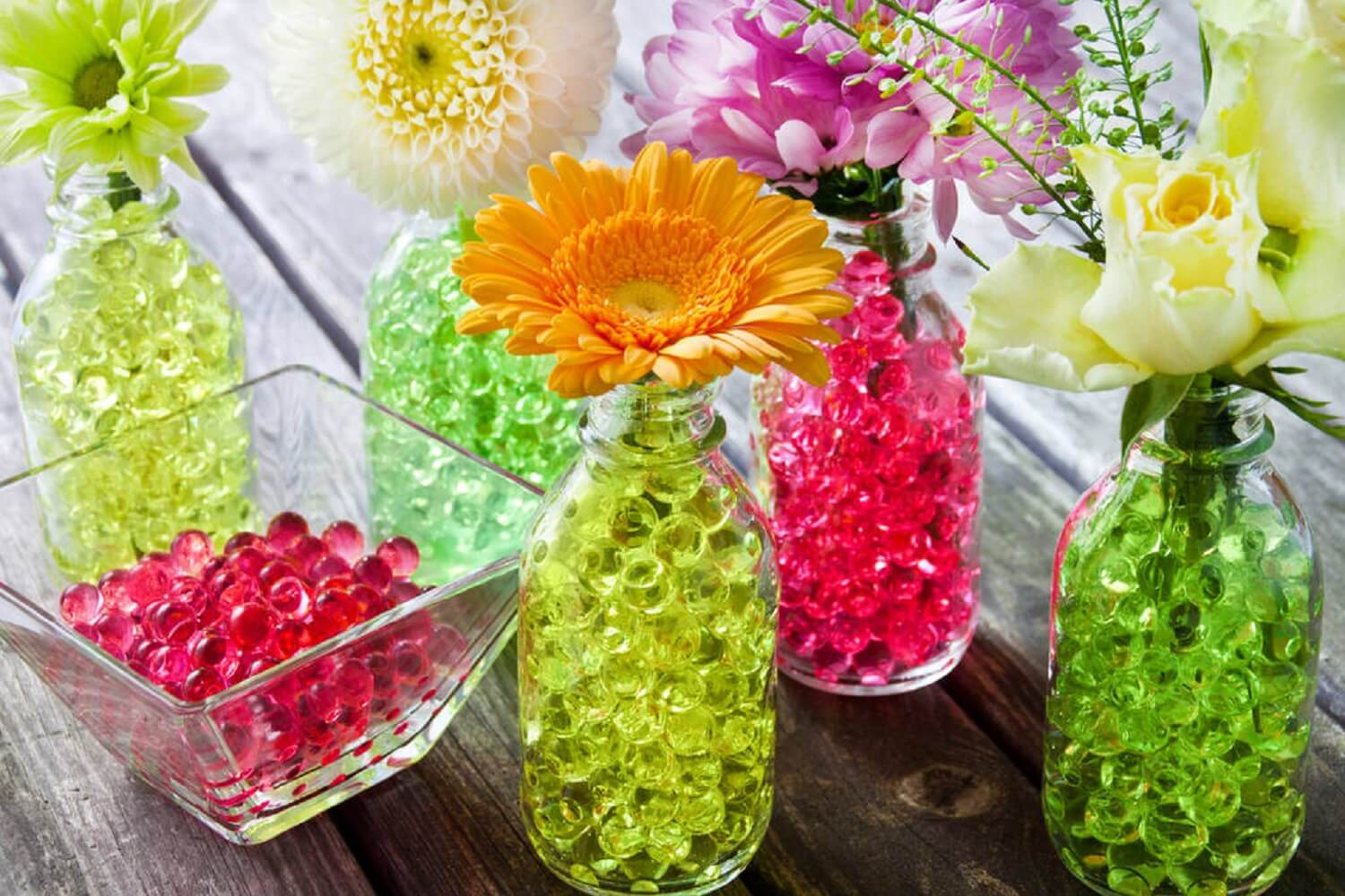 Use pinecones as a vase filler – helps the branches to stay in