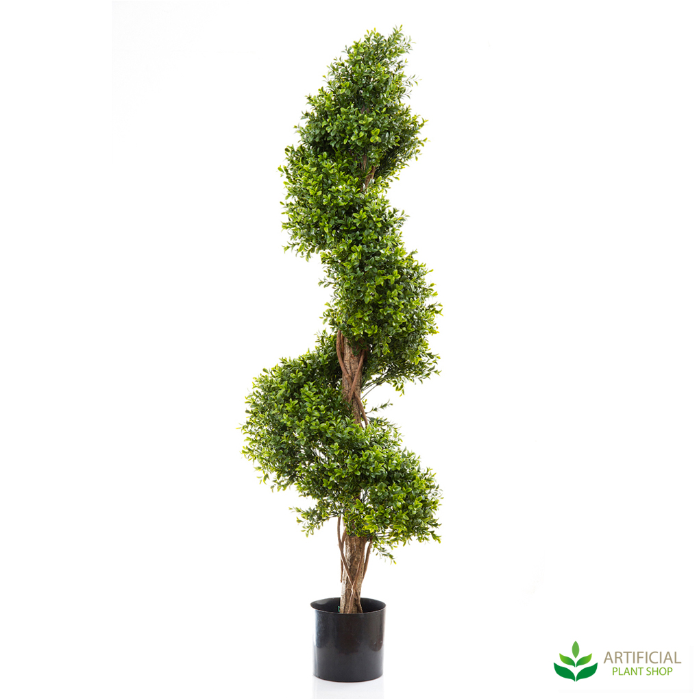 artificial spiral topiary tree