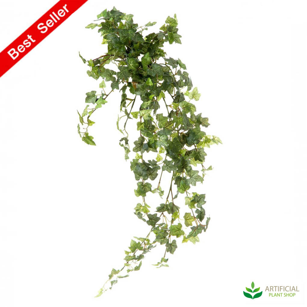 Artificial hanging ivy plant