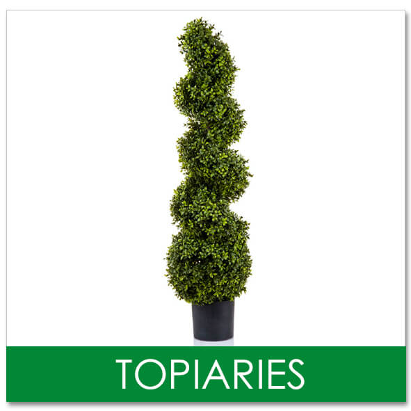 lifelike fake topiary