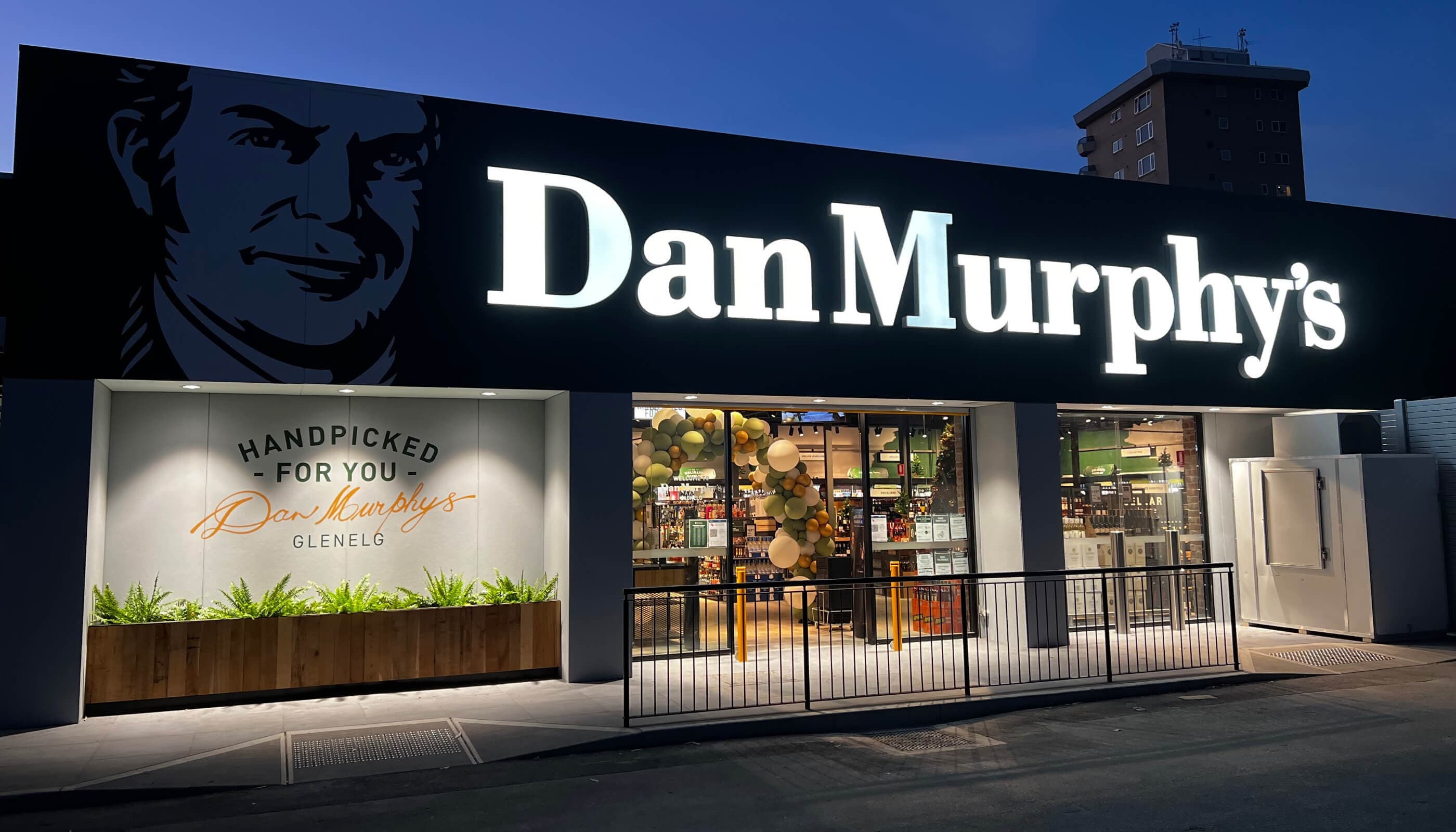 Dan Murphy's installation