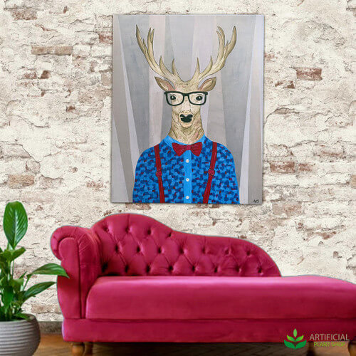 Edmond the elk wall art