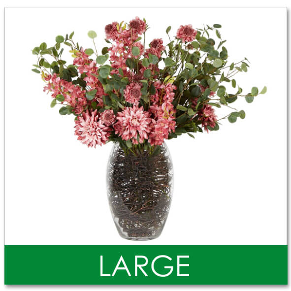 large artificial flower arrangements