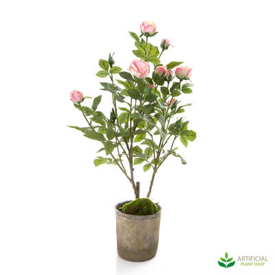 Artificial Rose Bush 70cm