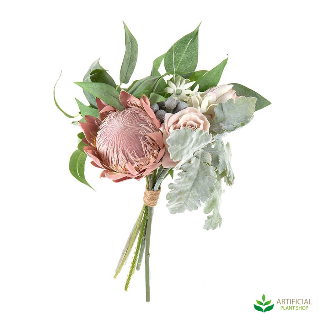 Artificial flower bouquet - protea