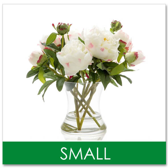 small artificial flower arrangements